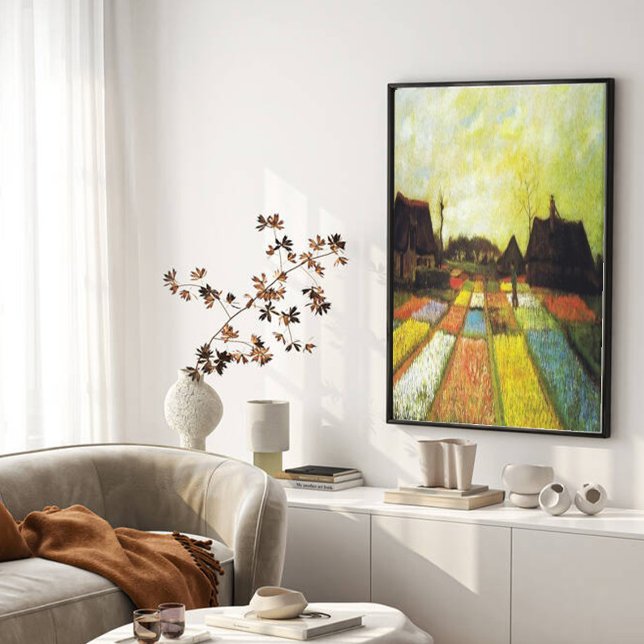 Vintage Van Gogh Tulip Fields   Canvas Print (Creator Uploaded)