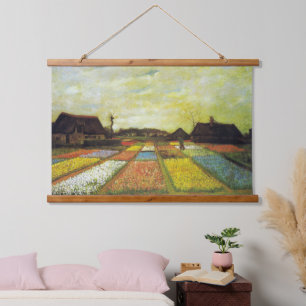 Vintage Van Gogh Tulip Fields Hanging Tapestry