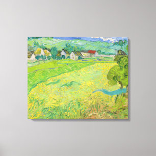 Vintage Van Gogh View of Vessenots Near Auvers Canvas Print