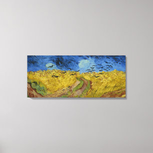Vintage Van Gogh Wheatfield With Crows Canvas Print