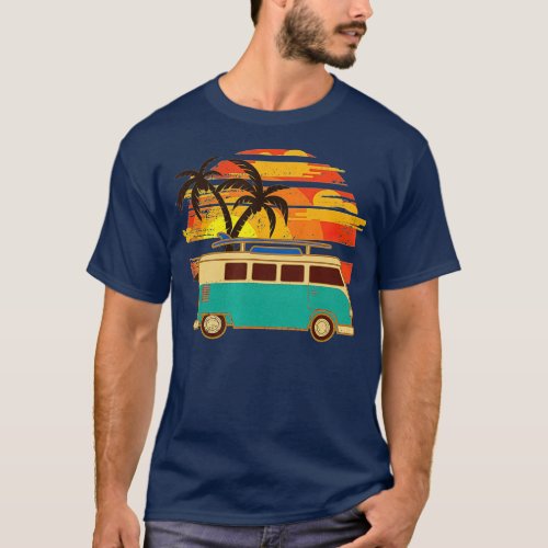 Vintage Van  Van Life  Retro Van  T_Shirt