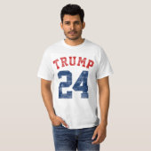 Vintage Varsity Donald Trump for President 2024 T-Shirt (Front Full)