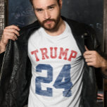 Vintage Varsity Donald Trump for President 2024 T-Shirt