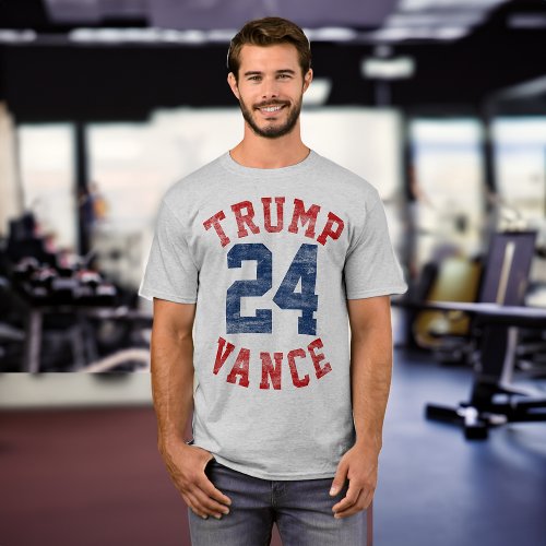 Vintage Varsity Trump Vance 2024 T_Shirt