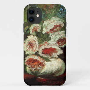 Vintage Vase with Peonies by Vincent van Gogh. iPhone 11 Case