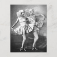 Vintage Vaudeville Dancers Retro Glam