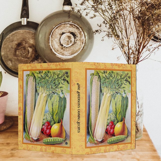 Vintage Vegetable Art Mini Binder (Creator Uploaded)