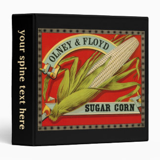 Vintage Vegetable Label, Olney & Floyd Sugar Corn Binder