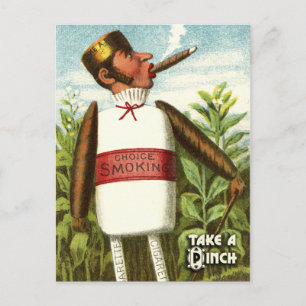 Vintage Vegetable Postcard Series: Tobacco