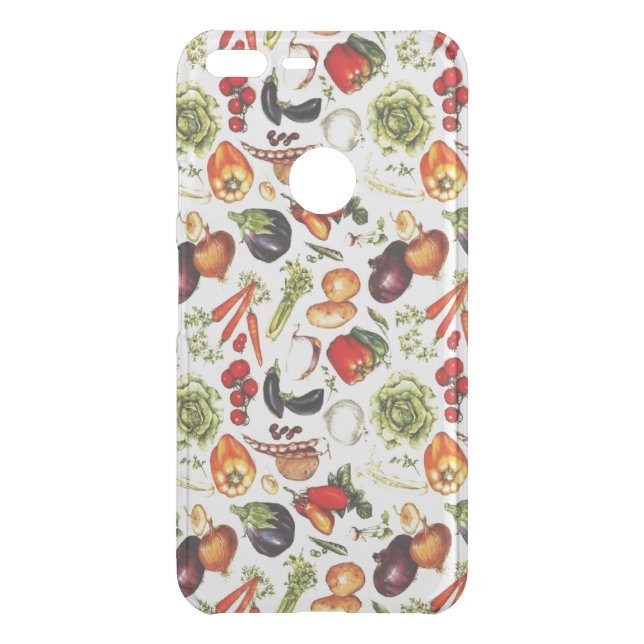 Vintage Vegetables Wallpaper Uncommon Google Pixel XL Case (Back)