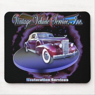 VINTAGE VEHICLE SERVICE MOUSE PAD