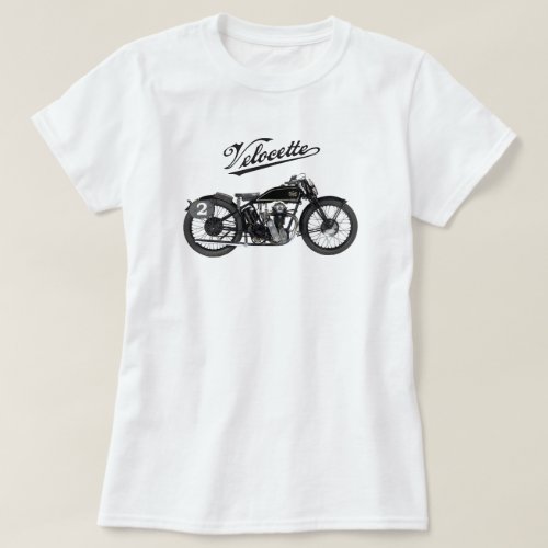 Vintage Velocette Motor Cycle  England T_Shirt