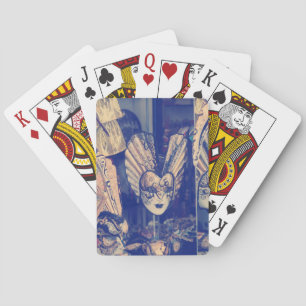 Vintage Venetian Carnival Masks Poker Cards