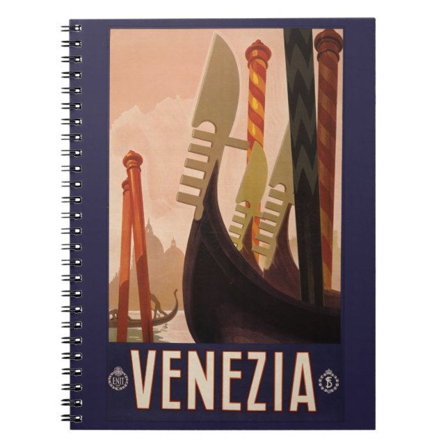 Vintage Venezia Venice Italy notebook (Front)