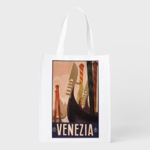 Vintage Venezia (Venice) Italy reusable bag
