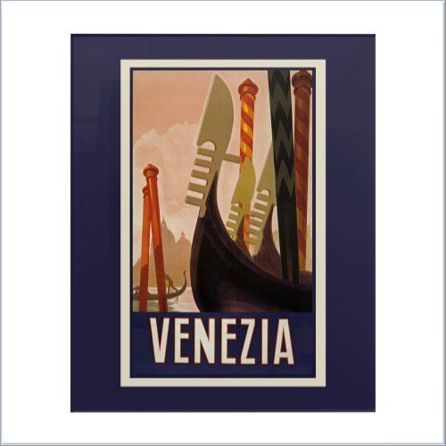 Vintage Venezia Venice Travel Poster Acrylic Print