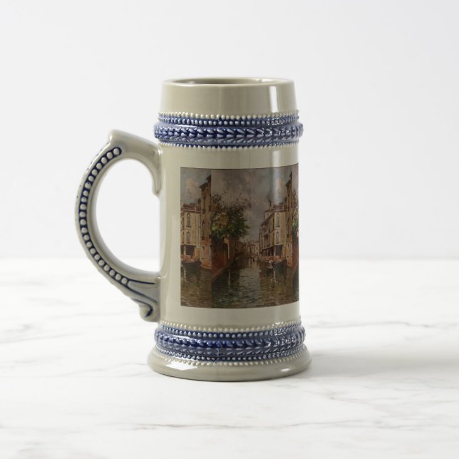 Vintage Venice Antonio Leto Venetian Canal Beer Stein (Left)