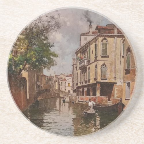 Vintage Venice Antonio Leto Venetian Canal Coaster