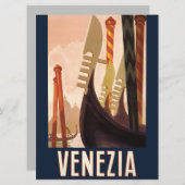 Vintage Venice Italy Gondola Travel (Front/Back)