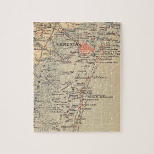 Vintage Venice Italy Map Puzzle