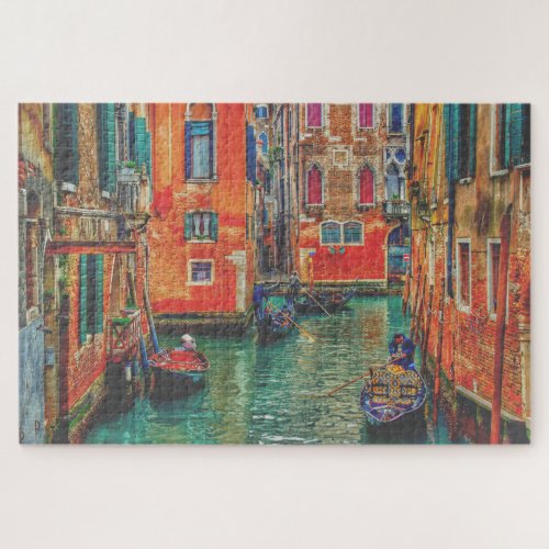 Vintage Venice Italy scenic large 1024 Jigsaw Puzzle