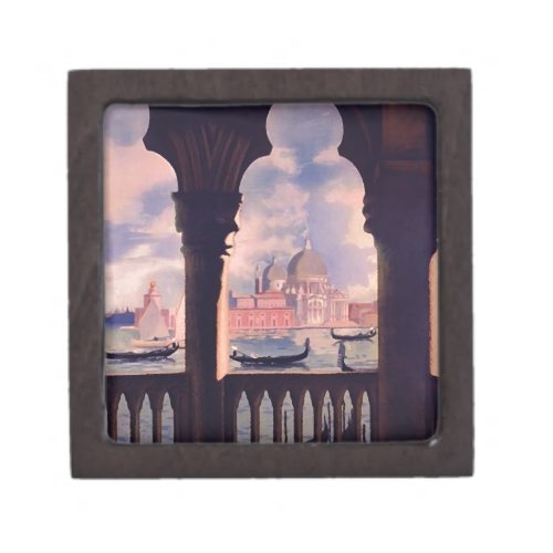 Vintage Venice Italy Travel Gift Box
