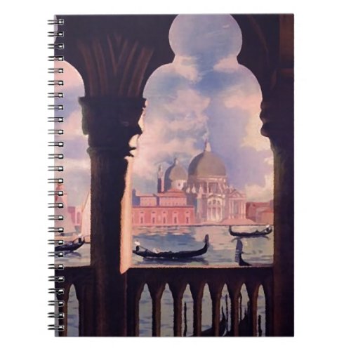 Vintage Venice Italy Travel Notebook