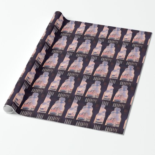 Vintage Venice Italy Travel Wrapping Paper