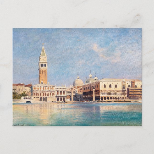 Vintage Venice Painting Postcard (Front)