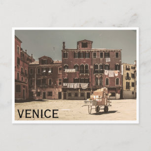 Vintage Venice photo Postcard