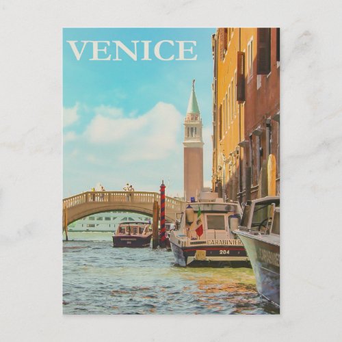 Vintage Venice  Postcard