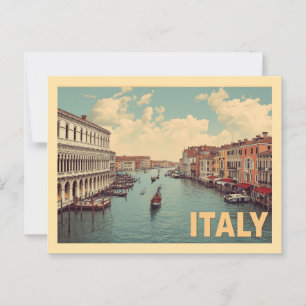 Vintage Venice Travel Postcard