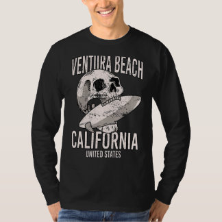 Vintage Ventura Beach California Ca Retro Surfer S T-Shirt
