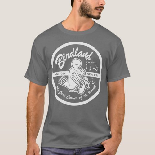 Vintage Venue Birdland Jazz Club T_Shirt