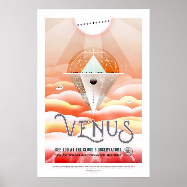Vintage Venus Travel Poster (Front)
