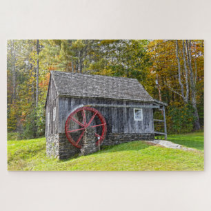 Vintage Vermont Gristmill Jigsaw Puzzle