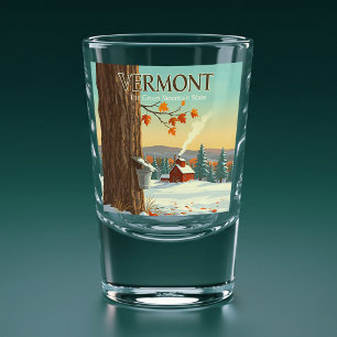 Vintage Vermont Shot Glass