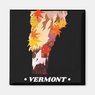 Vintage Vermont State Magnet