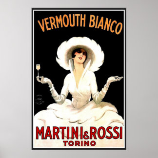 Vintage Vermouth Bianco poster