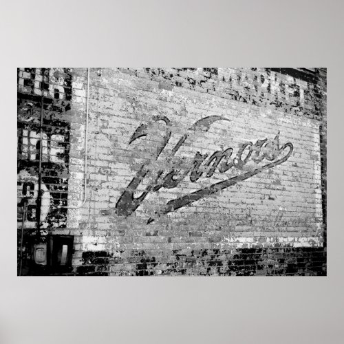 Vintage Vernors Wall Ann Arbor Michigan Original Poster