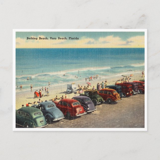 Vintage Vero Beach, Florida Postcard (Front)