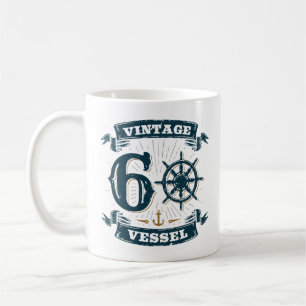 Vintage Vessel 60th Birthday 60 Years Old Coffee Mug