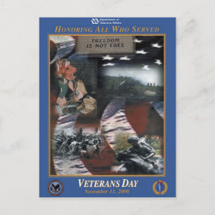 Vintage Veterans day, 2000 - Postcard