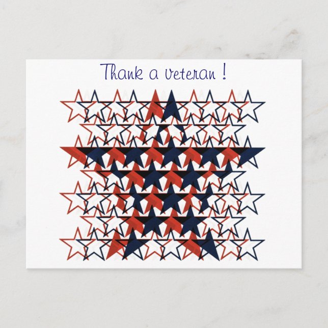 Vintage Veterans day - Postcard (Front)