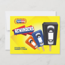 Vintage VHS Ice Pop Parody