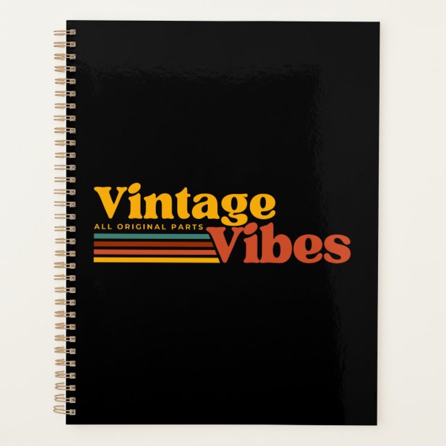 VINTAGE VIBES ALL ORIGINAL PARTS PLANNER (Front)