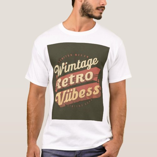 Vintage Vibes Birthday Shirt Retro_Inspired Cele T_Shirt