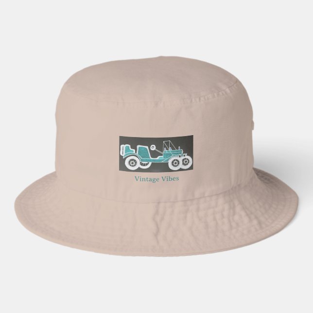 Vintage Vibes Bucket Hat (Front)
