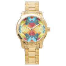 Vintage Vibes In Colors: Stylish Geometric Forms