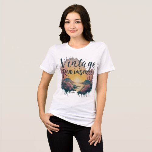 Vintage Vibes T_shirt design  Tri_Blend Shirt